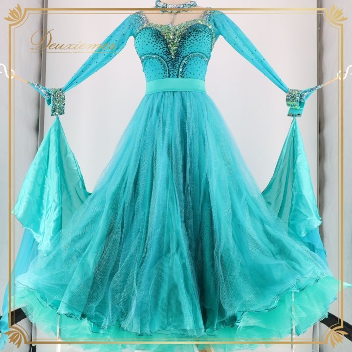 【社交ダンス】チャコット　凛舞（クリスアン）スタンダードドレス 社交ダンス 衣装 凛舞 リンブ チャコット Chacott クリスアン