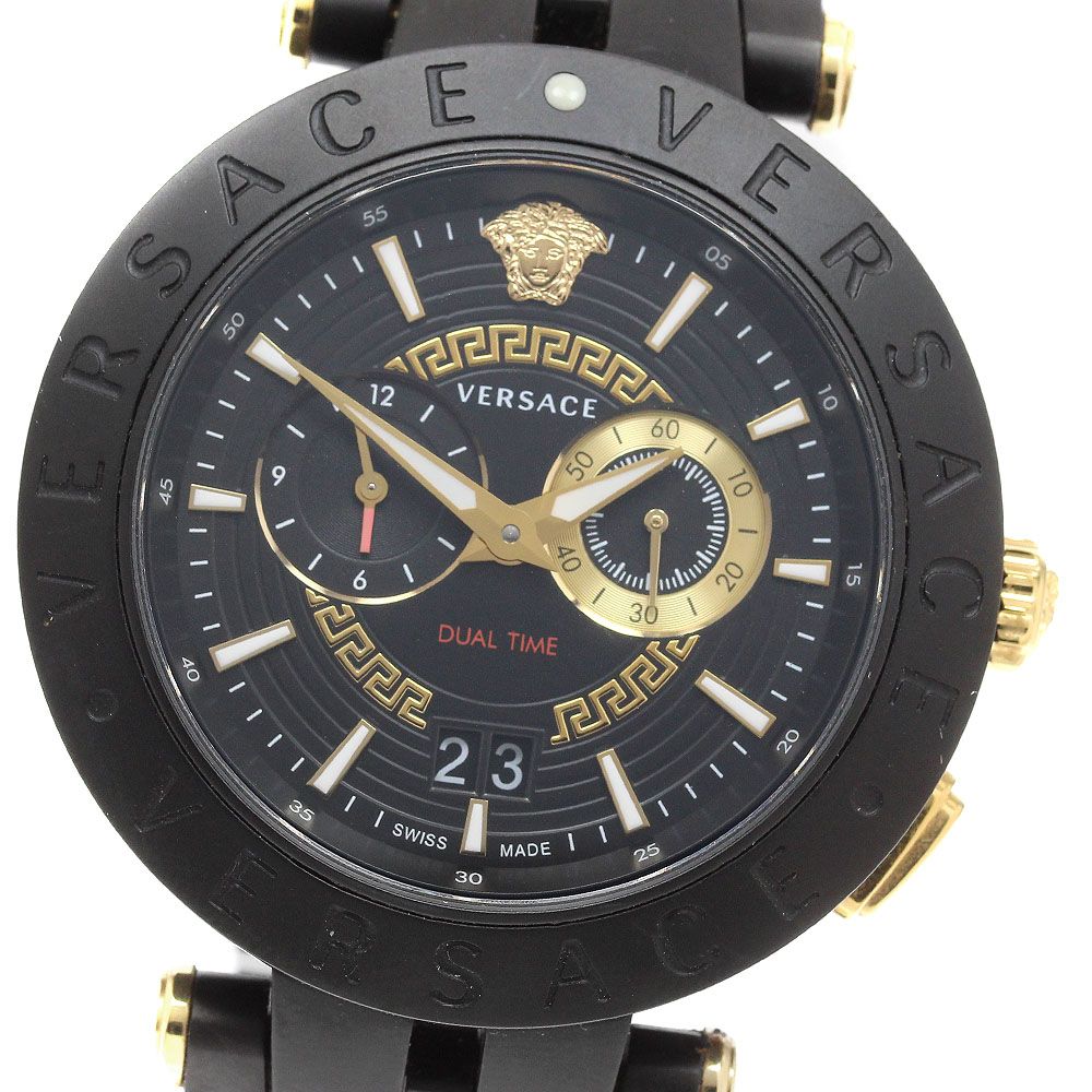 ヴェルサーチ VERSACE VEBV00619 Vレース デュアルタイム クォーツ