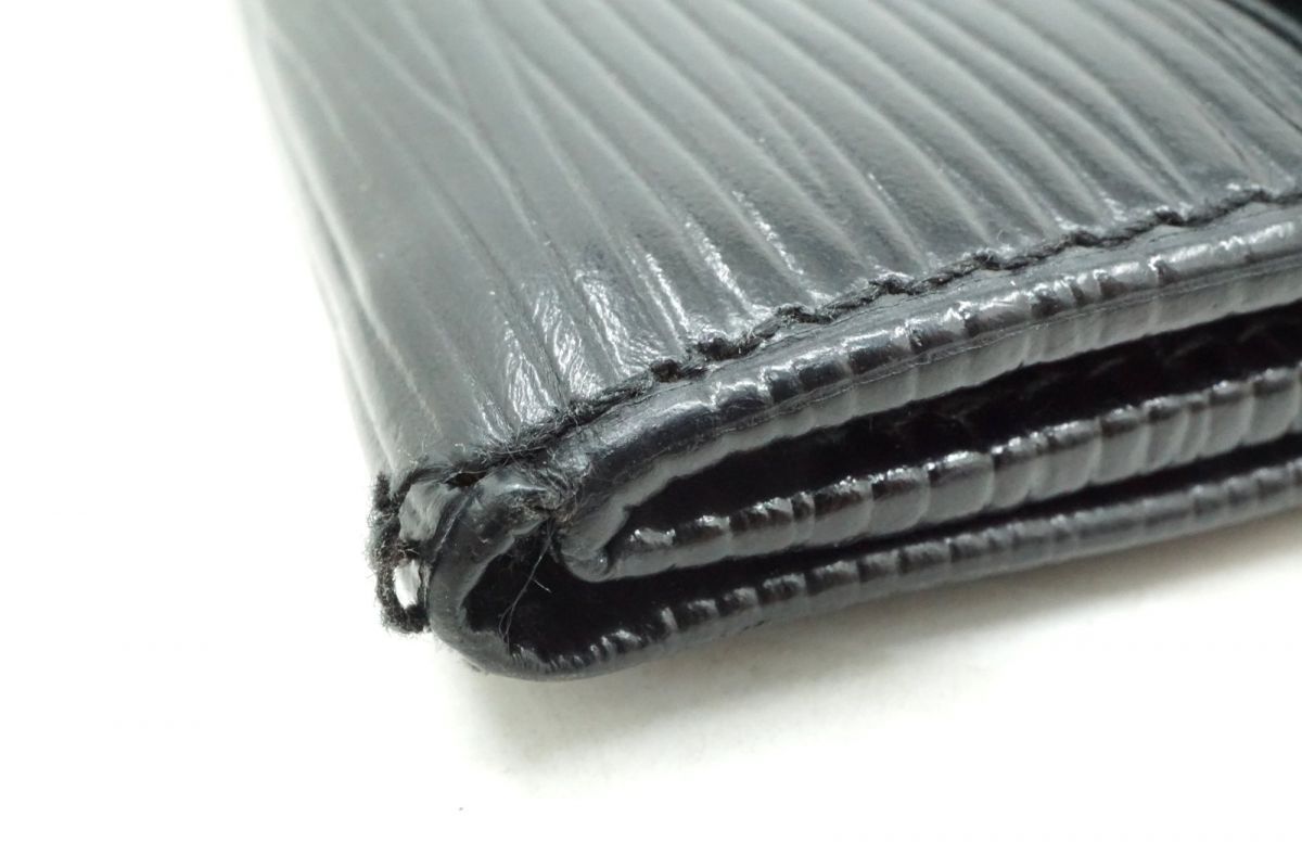 ルイ ヴィトン Wホック 三つ折り財布 最高 サイフ エピ ポルトモネビエ