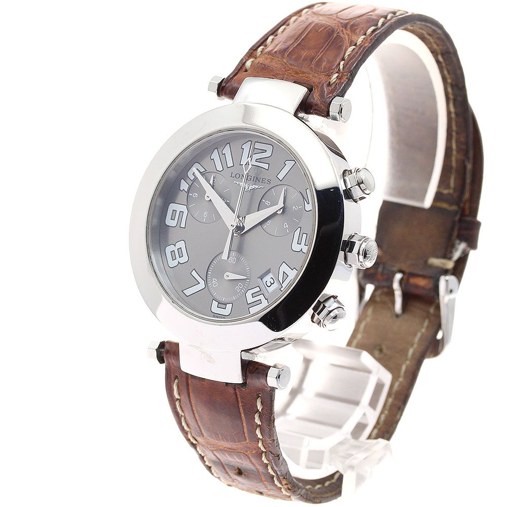 美品 メンズ LONGINES ドルチェビータ L5.677.4 クォーツ LONGINES 【LONGINES】ロンジン ドルチェヴィータ クロノグラフ L5