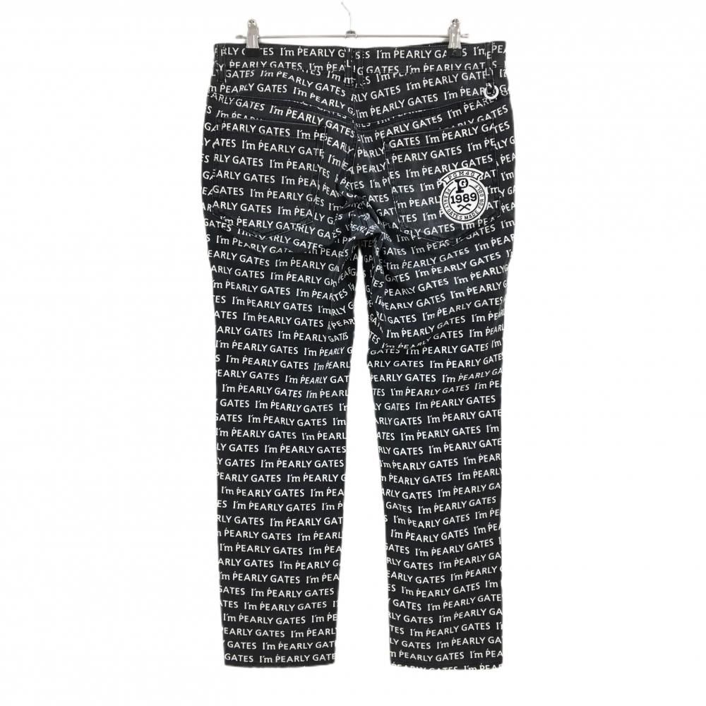 PEARLY GATES パーリーゲイツ　ロゴ　ニコちゃん　セットアップ　メンズ PEARLY GATES パーリーゲイツ ハーフパンツ ネイビー×白 刺しゅう総柄