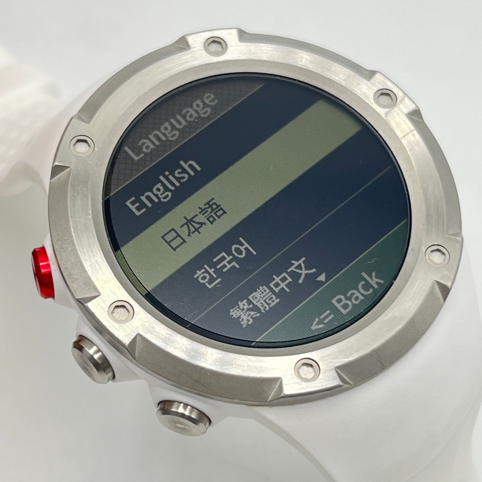 美品】ShotNavi Evolve PRO Touch White 専用ケース付き 腕時計型GPS