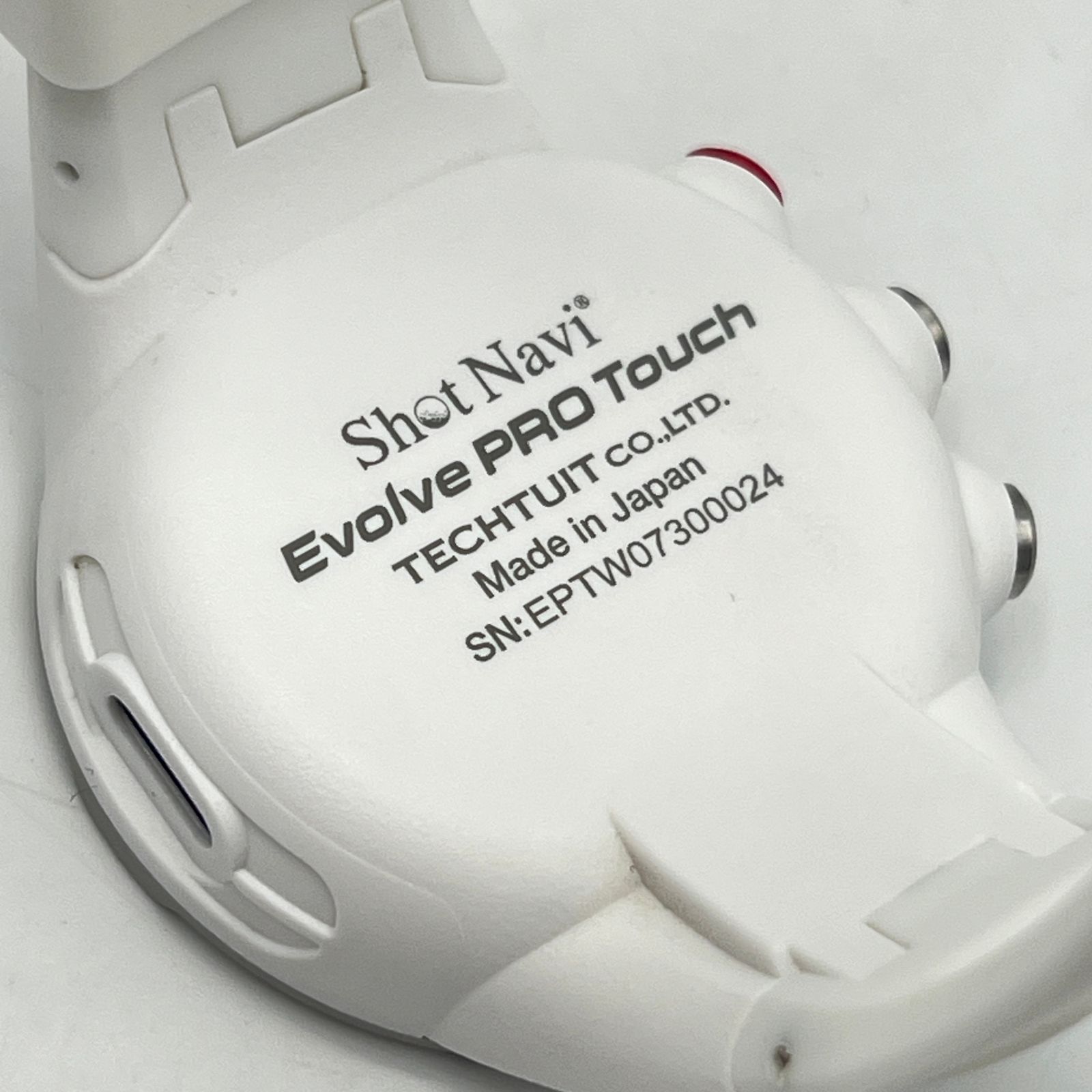 美品】ShotNavi Evolve PRO Touch White 専用ケース付き 腕時計型GPS