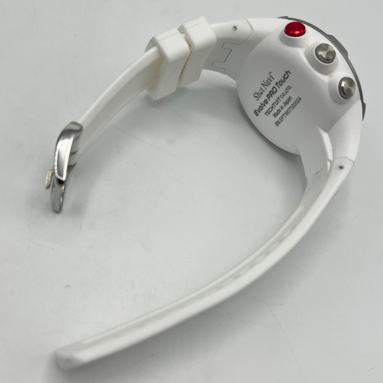 美品】ShotNavi Evolve PRO Touch White 専用ケース付き 腕時計型GPS