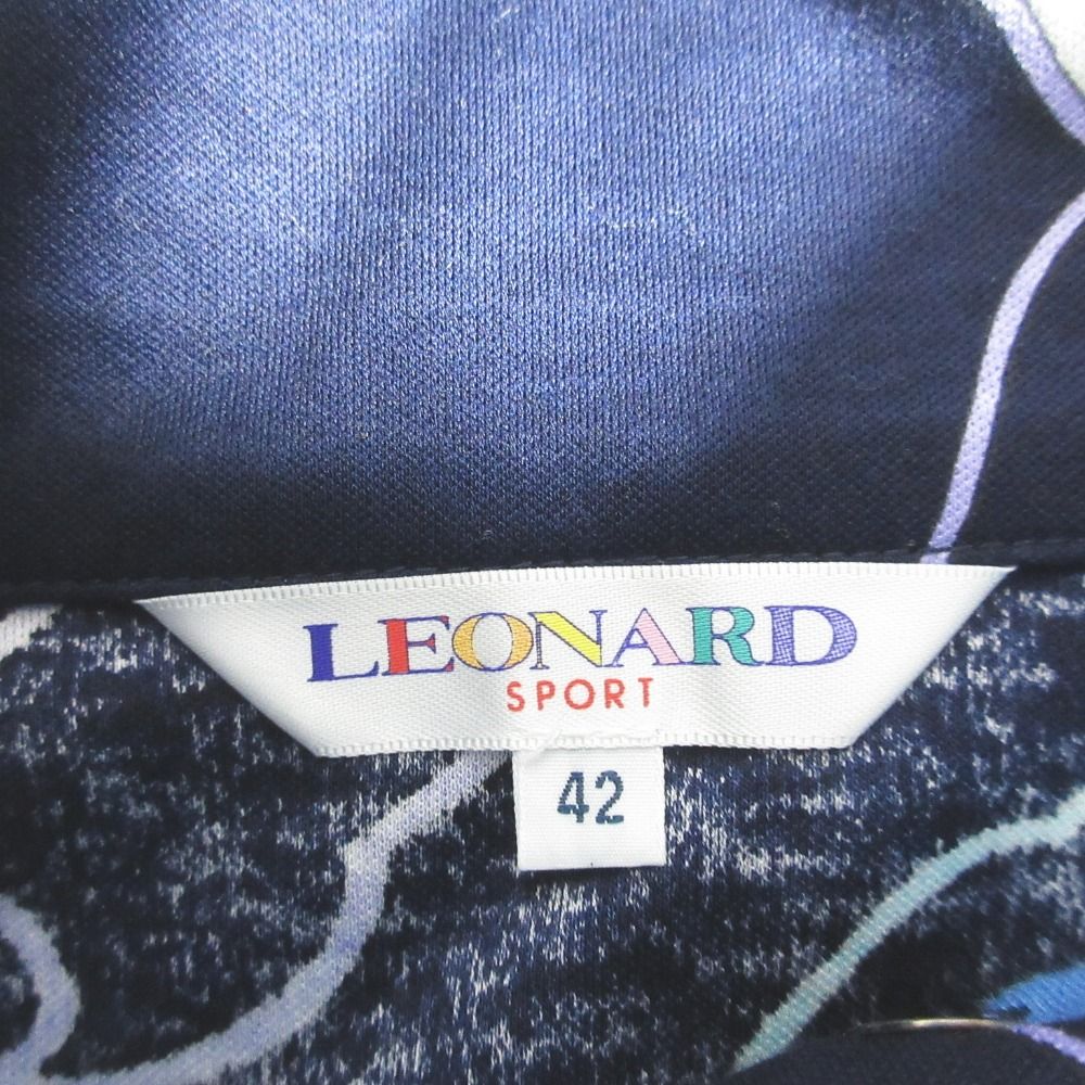 良品 LEONARD SPORT レオナールスポーツ フラワープリント 長袖