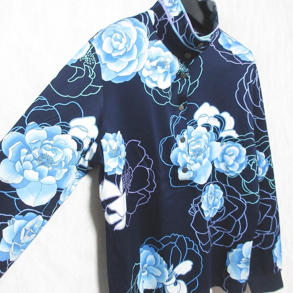 良品 LEONARD SPORT レオナールスポーツ フラワープリント 長袖