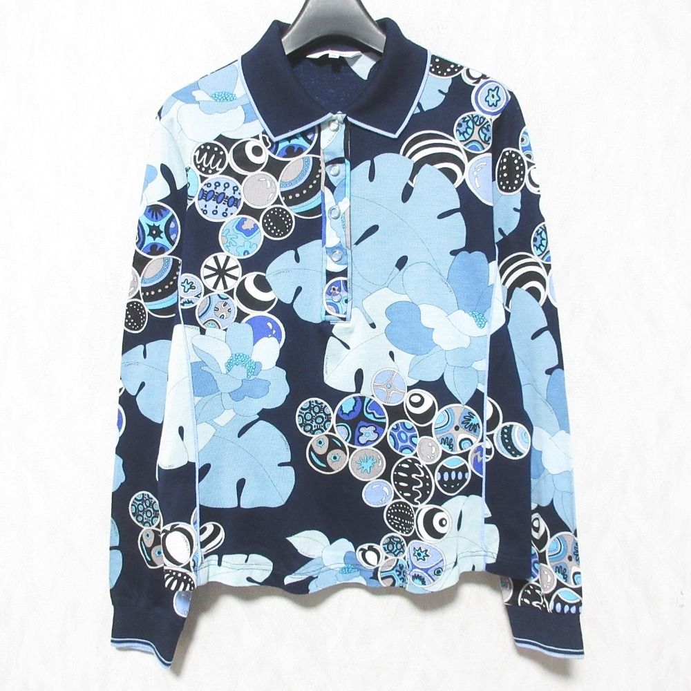 美品 LEONARD SPORT レオナールスポーツ フラワープリント ロング