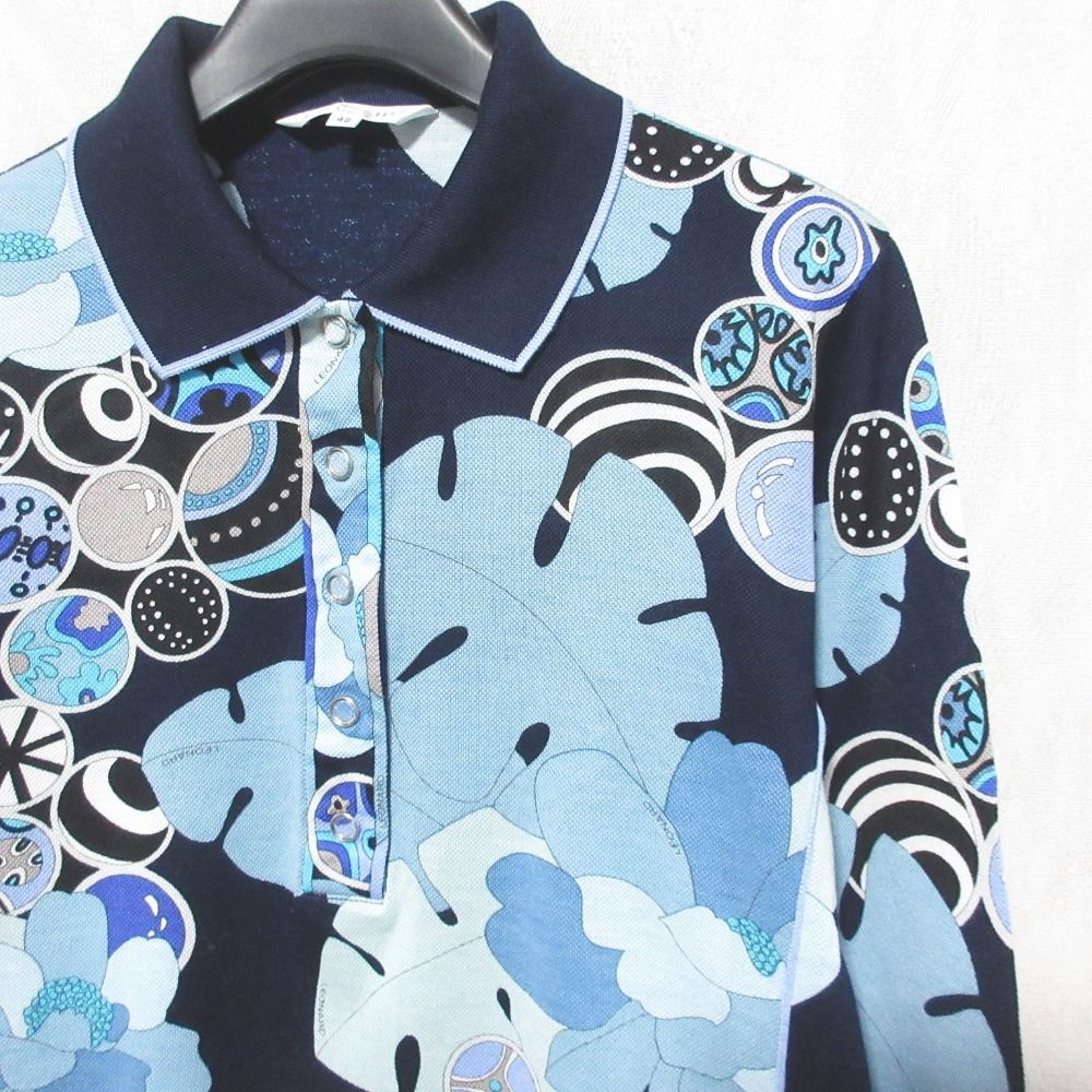 美品 LEONARD SPORT レオナールスポーツ フラワープリント ロング