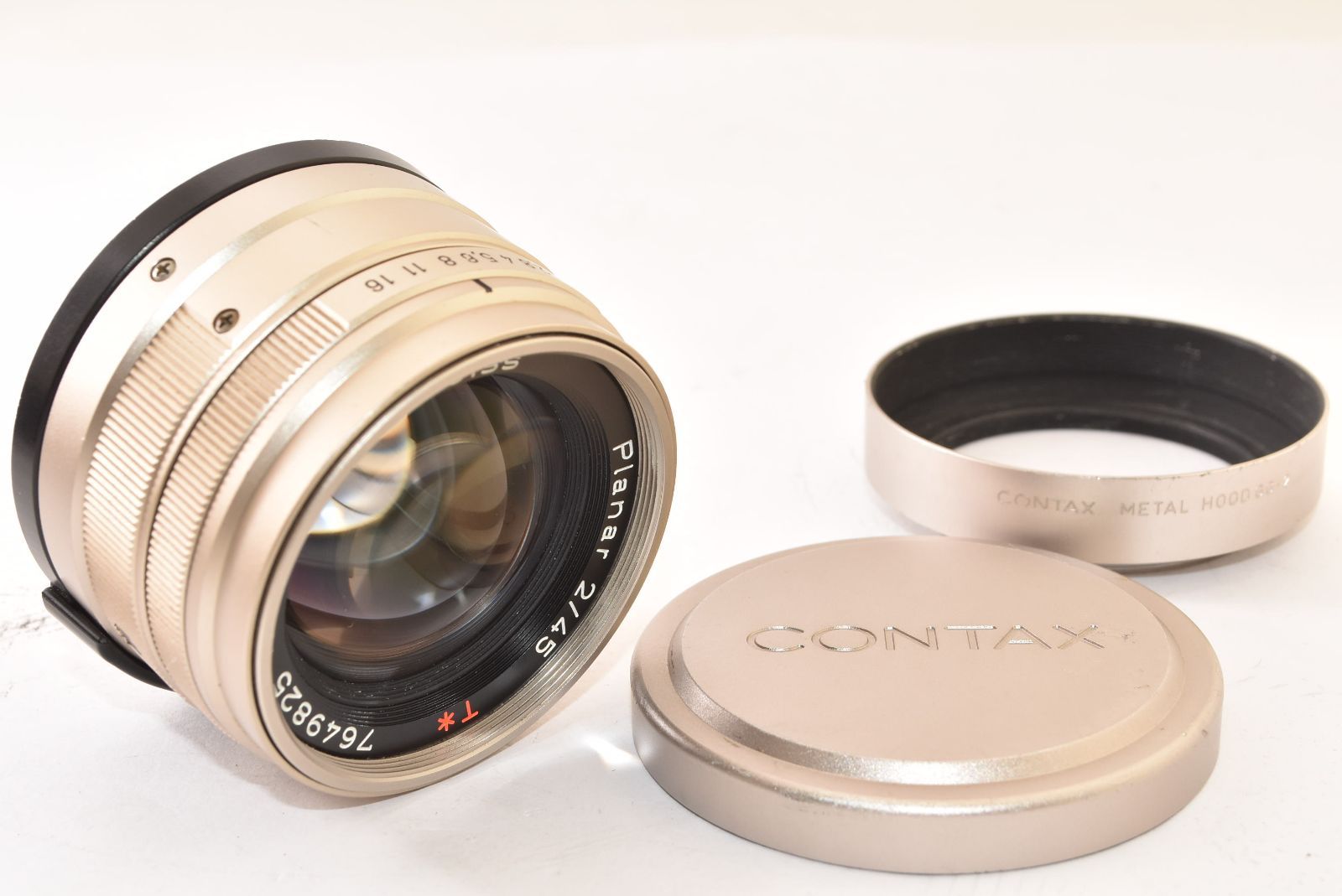 ☆美品☆ CONTAX コンタックス Carl Zeiss Planar T* 45mm F2 G用