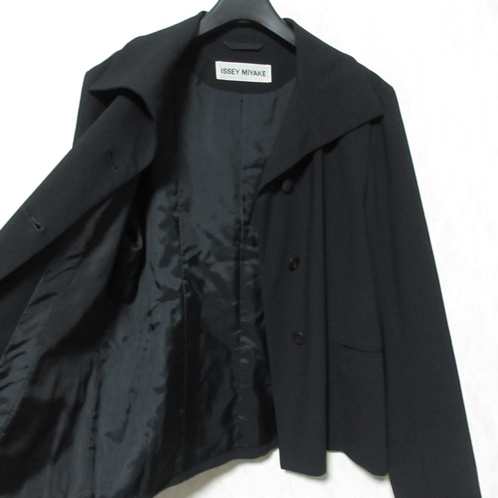 良品 ISSEY MIYAKE イッセイミヤケ ウール ストレッチ シングル