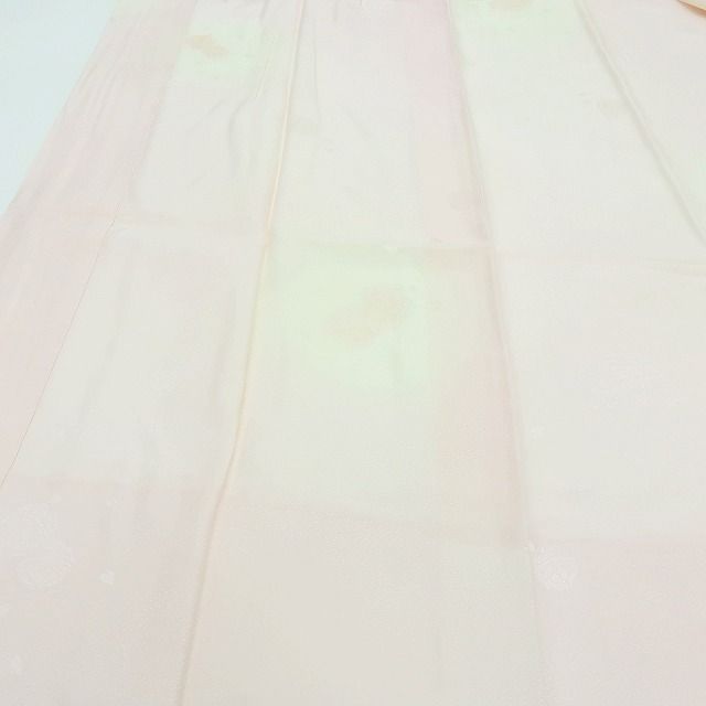 百華❀Y4052◇新品 袷 正絹 仕付け糸・半襟付 手縫い仕立て 桜 毬