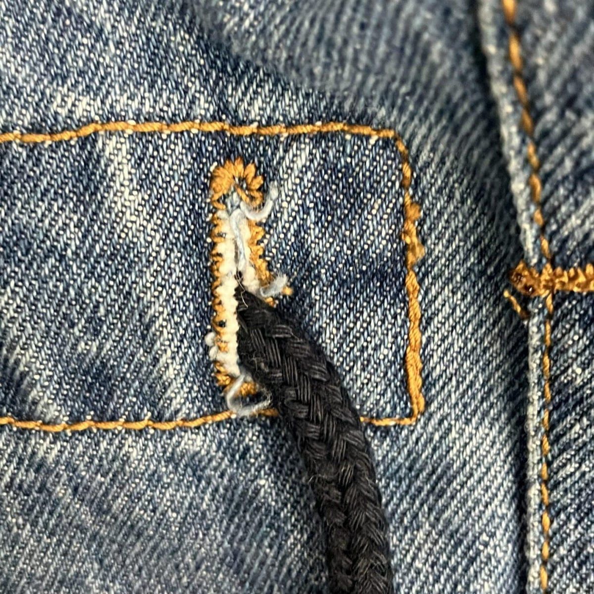 Gジャン　バタフライ　サイズ40 5351 POUR LES HOMMES デニムジャケット gジャン 40周年オリジナル