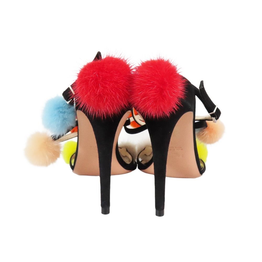 FENDI☆ファーボンボンサンダル36 希少 FENDI☆ファーボンボンサンダル36 希少