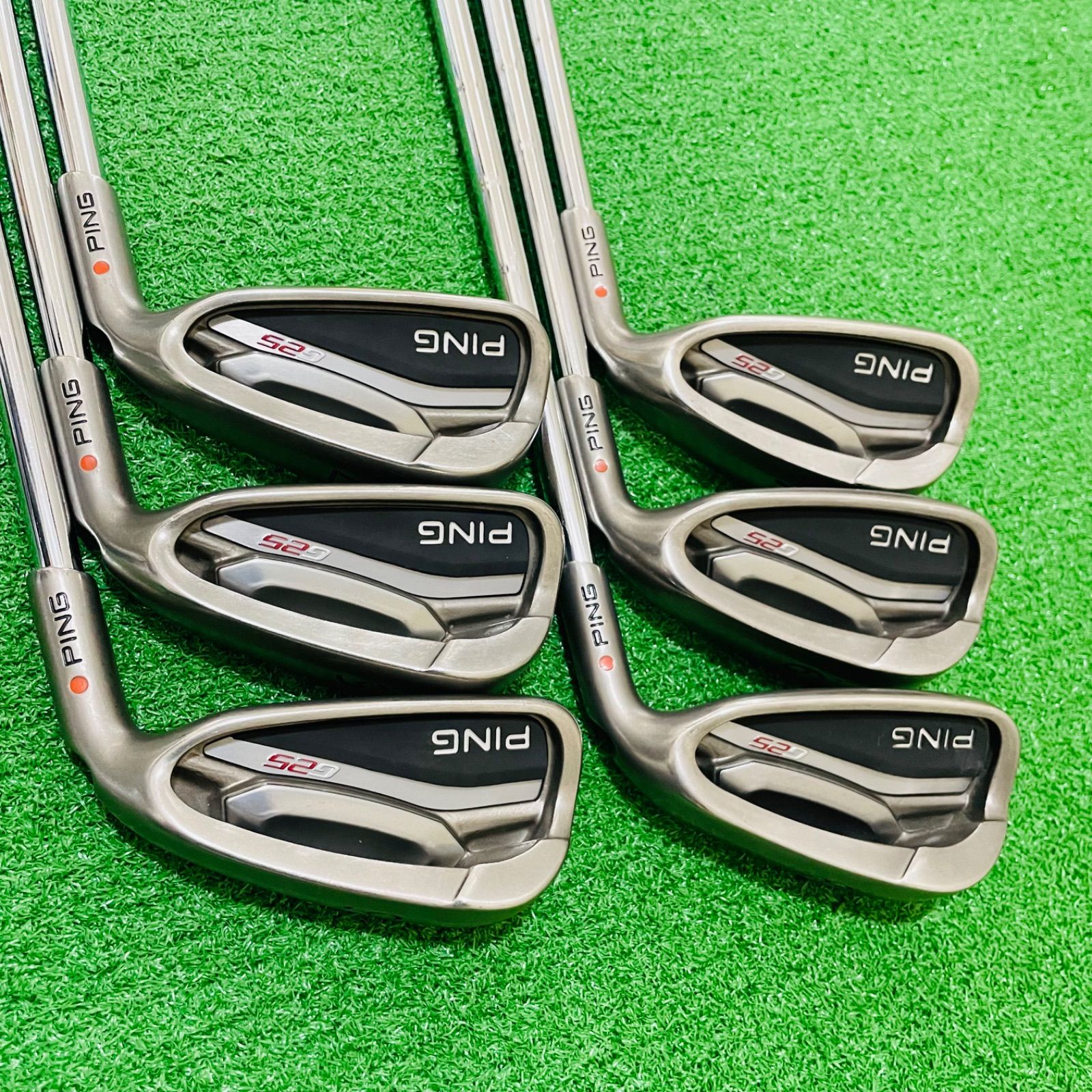 9331】 PING G25 オレンジドット CFS フレックスX メンズ 右利き