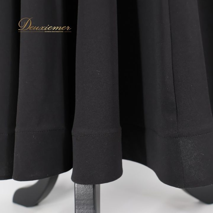 社交ダンス 衣装 スカート ブラック系 チャコットロイヤルダンス