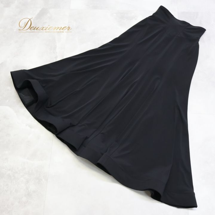 社交ダンス 衣装 スカート ブラック系 チャコットロイヤルダンス