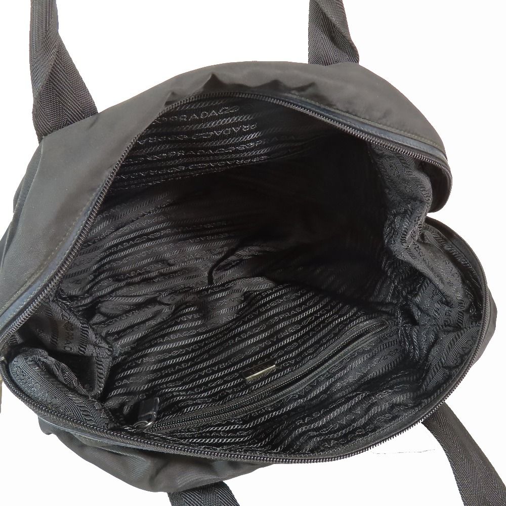 良品 PRADA プラダ ナイロン ミニボストン トート ハンドバッグ