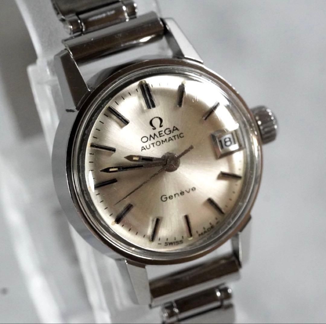 自動巻き】OMEGA オメガ Genéve ジュネーブ 腕時計 レディース