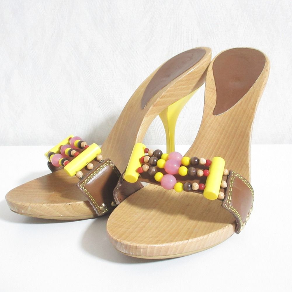 良品 Giuseppe Zanotti Design ジュゼッペザノッティ ウッド ビーズ