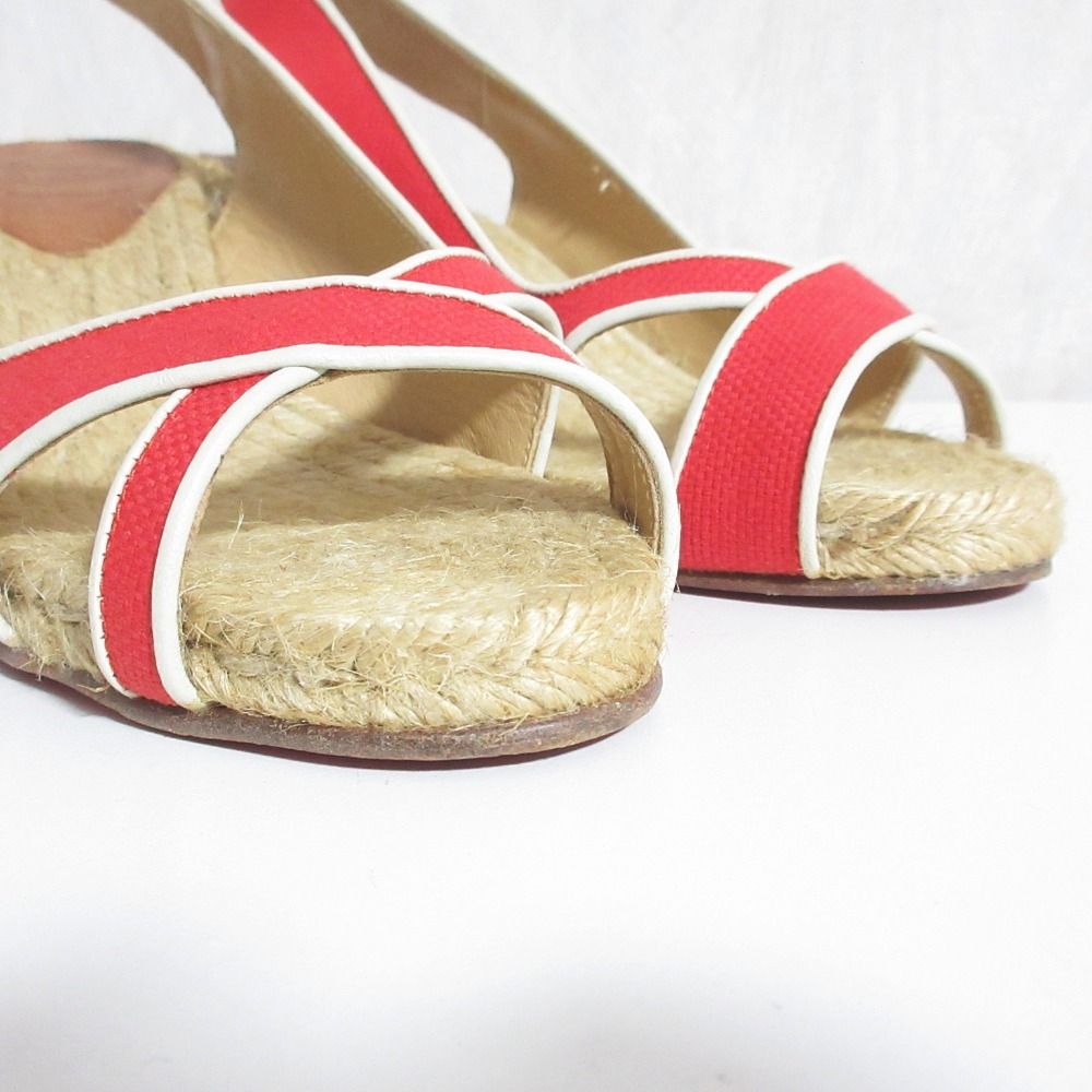 美品 Christian Louboutin クリスチャンルブタン エスパドリーユ