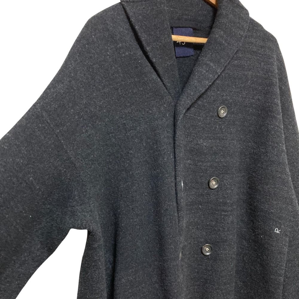 美品 45R フォーティファイブアール 縮絨ニットのPラップジャケット
