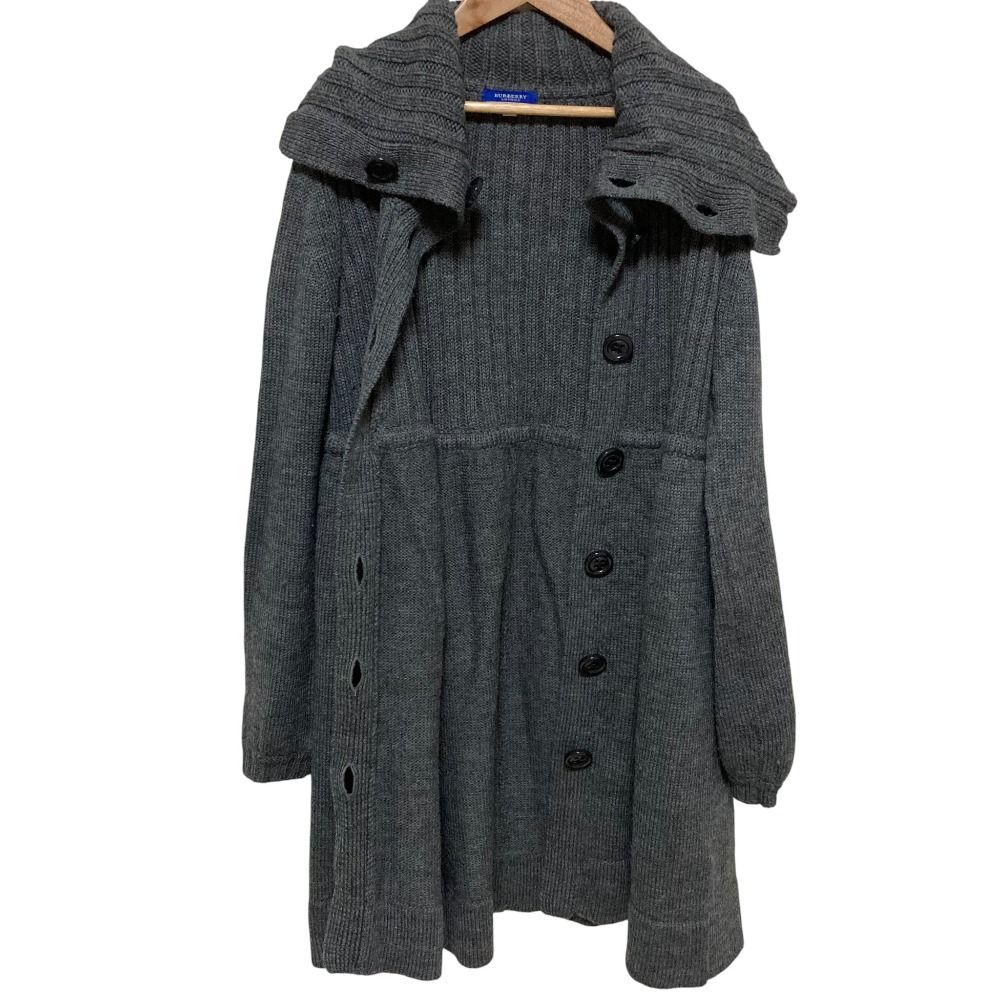 美品 BURBERRY BLUE LABEL バーバリーブルーレーベル ニットコート