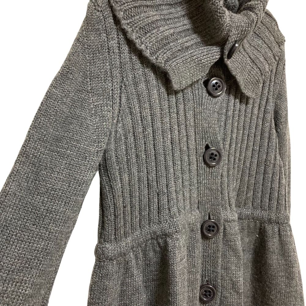 美品 BURBERRY BLUE LABEL バーバリーブルーレーベル ニットコート