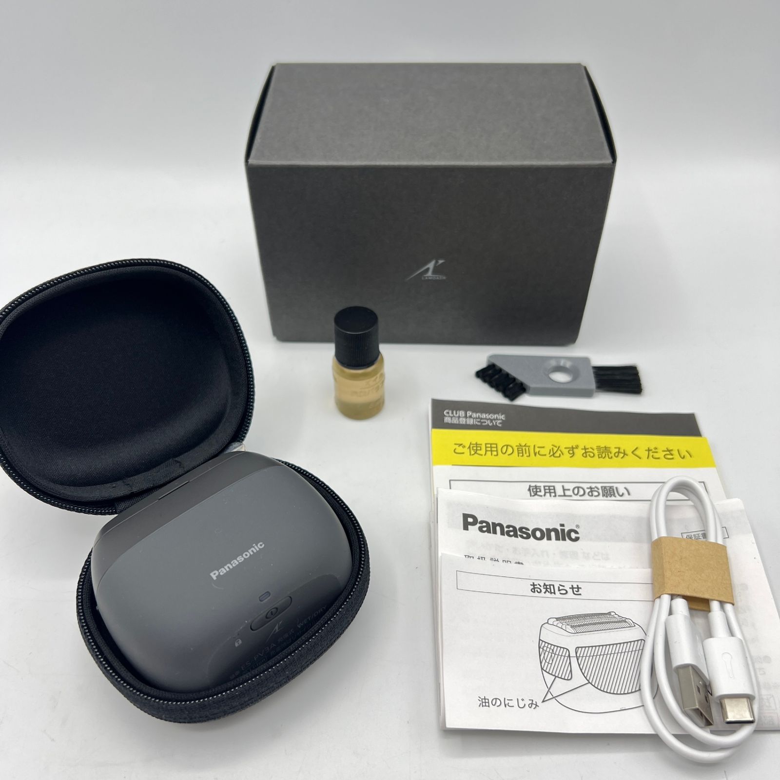 Panasonic ES-PV3A マットブラック 電気シェーバー 概要 ラムダッシュ パームイン ES-PV3A | メンズシェーバー | Panasonic