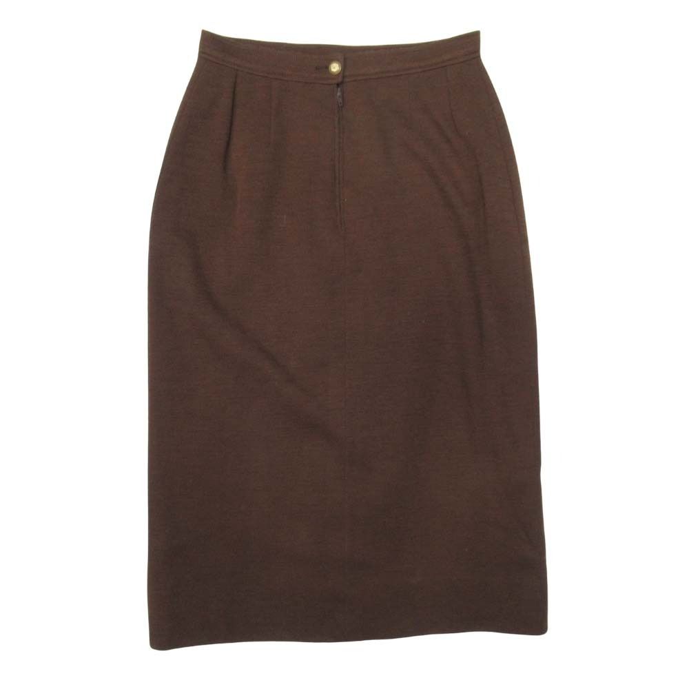 美品 vintage CHANEL シャネル 20142 ココマーク 金ボタン スカート