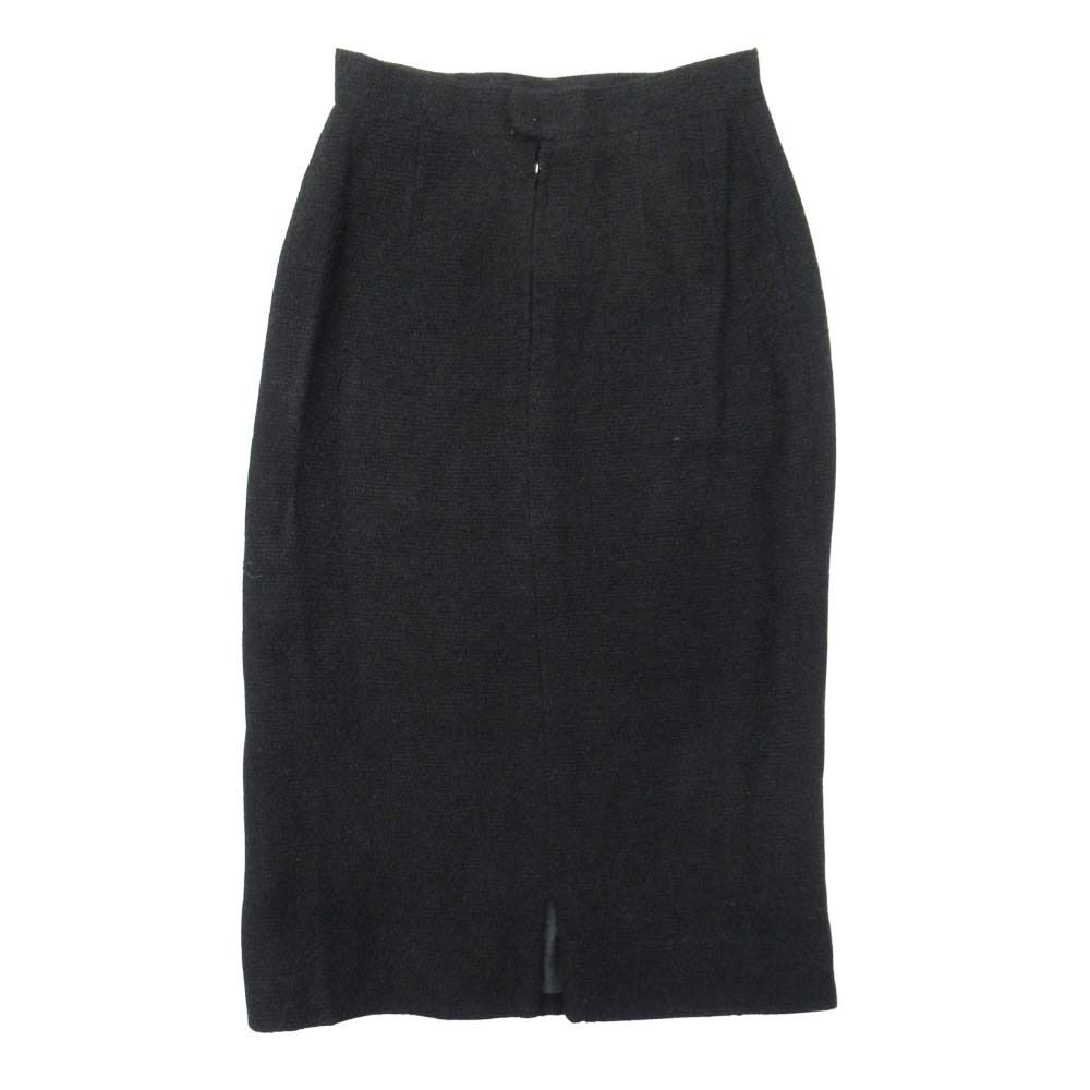 美品 vintage CHANEL シャネル ココマーク 金ボタン ツイード スカート