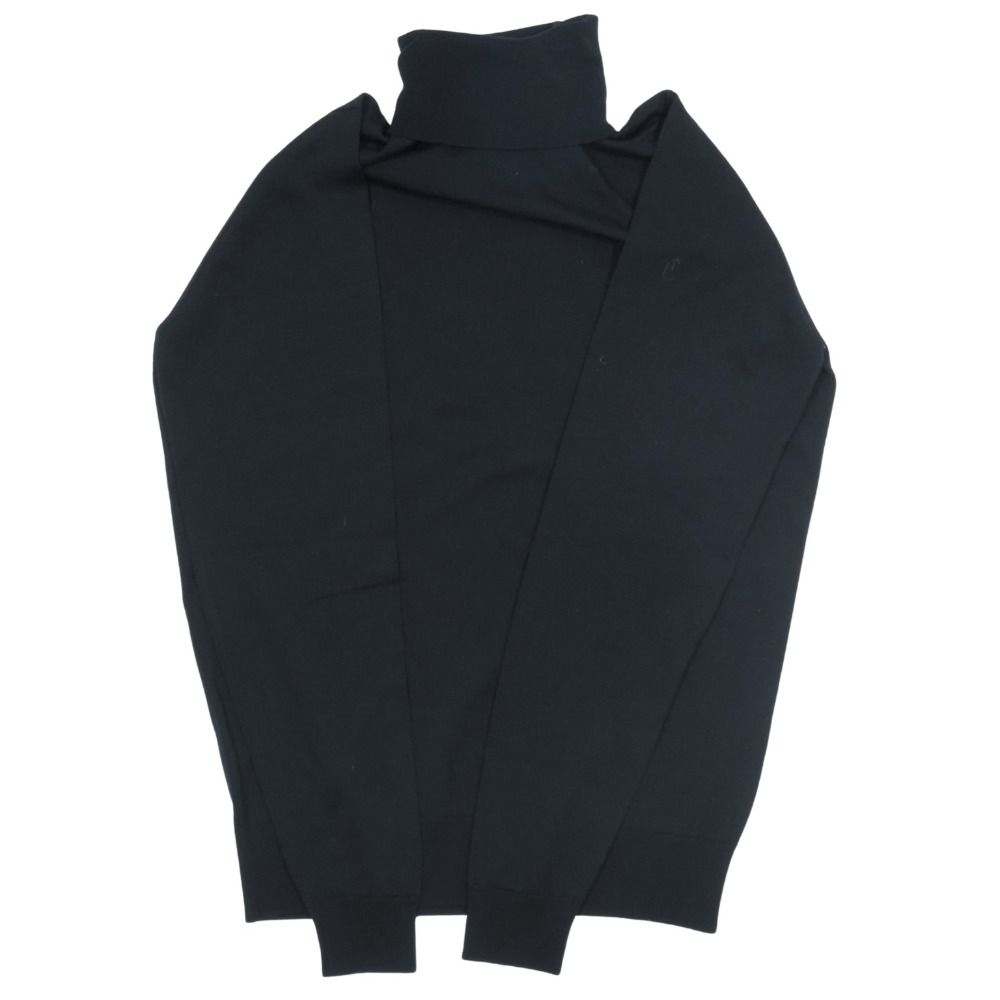 美品 JOHN SMEDLEY ジョンスメドレー ウール ハイネック ニット