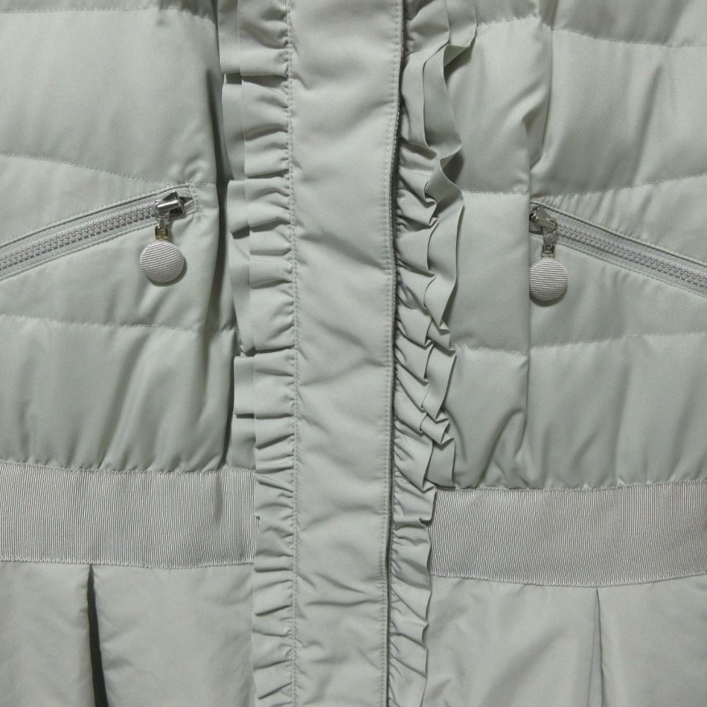 良品 TO BE CHIC トゥービーシック ビッグカラー フリルタフタダウン