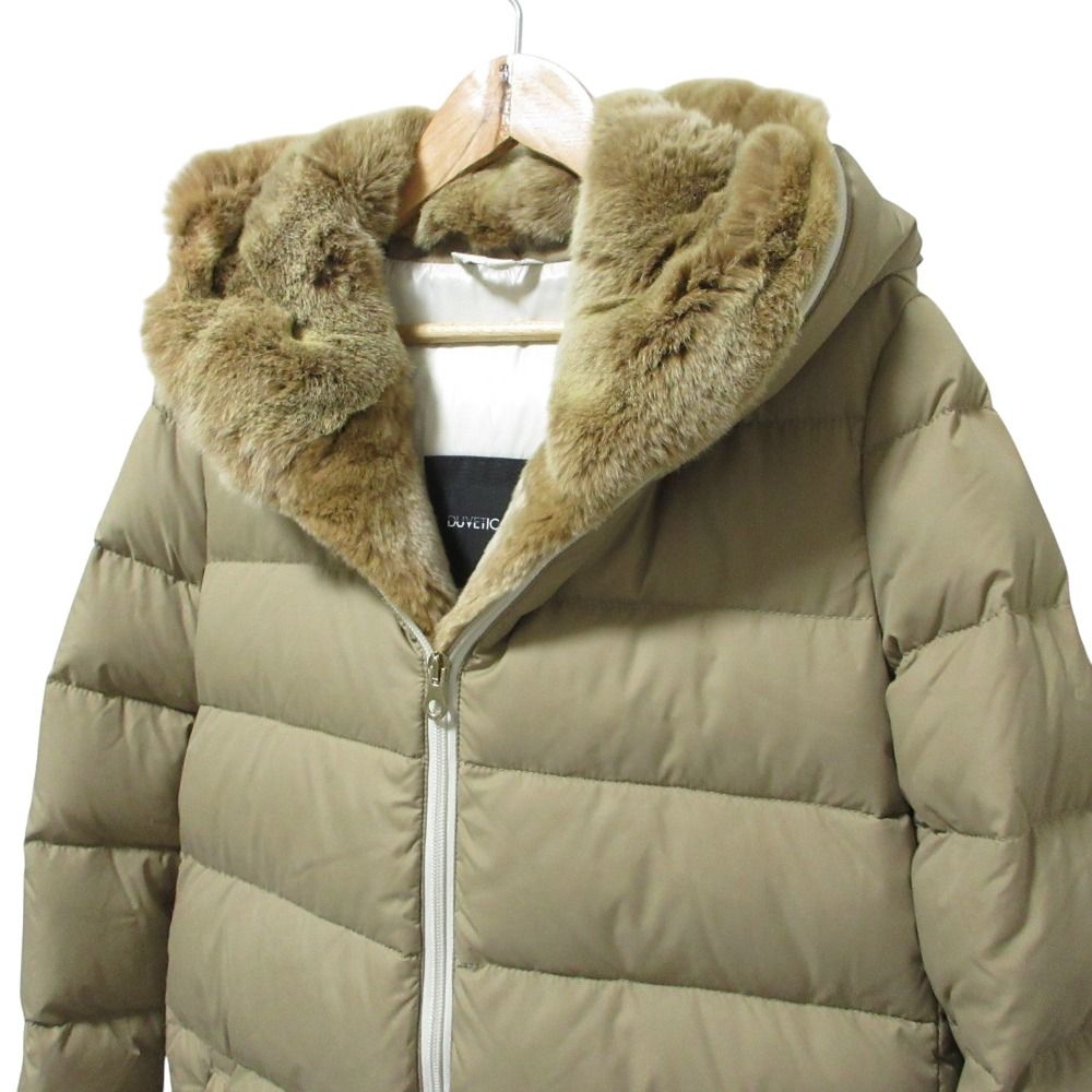 新品未使用 デュベティカ カリスドゥエ ダウンコート ベージュ ラビットファー CARYSDUE beige fur-rabbit / カリスドゥエ （BEIGE） -デュベティカ