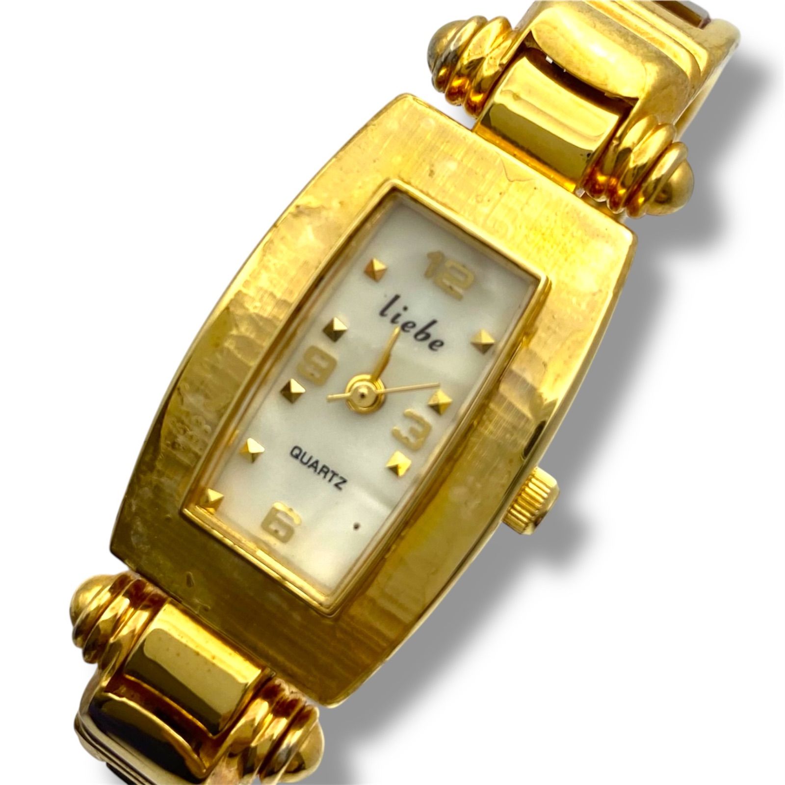 訳あり 新品電池/稼働 リーベ 腕時計 クォーツ バングル ts25 - メルカリ