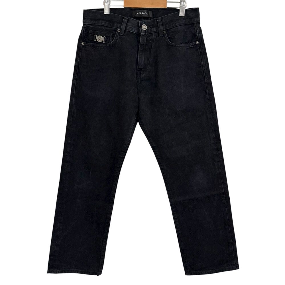美品 VERSACE ヴェルサーチ 2023年モデル メデューサボタン デニム