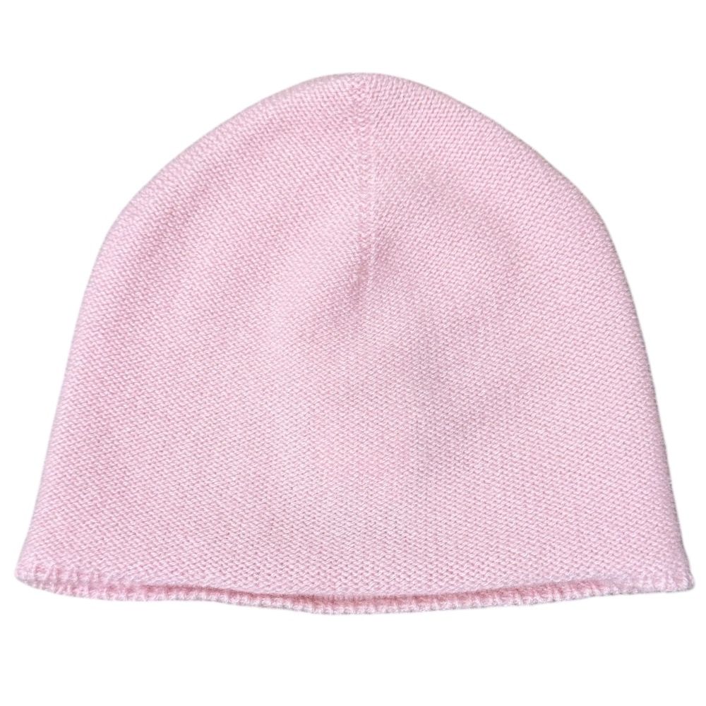未使用 HERMES エルメス カシミヤ100％ ベビー ニット キャップ ピンク