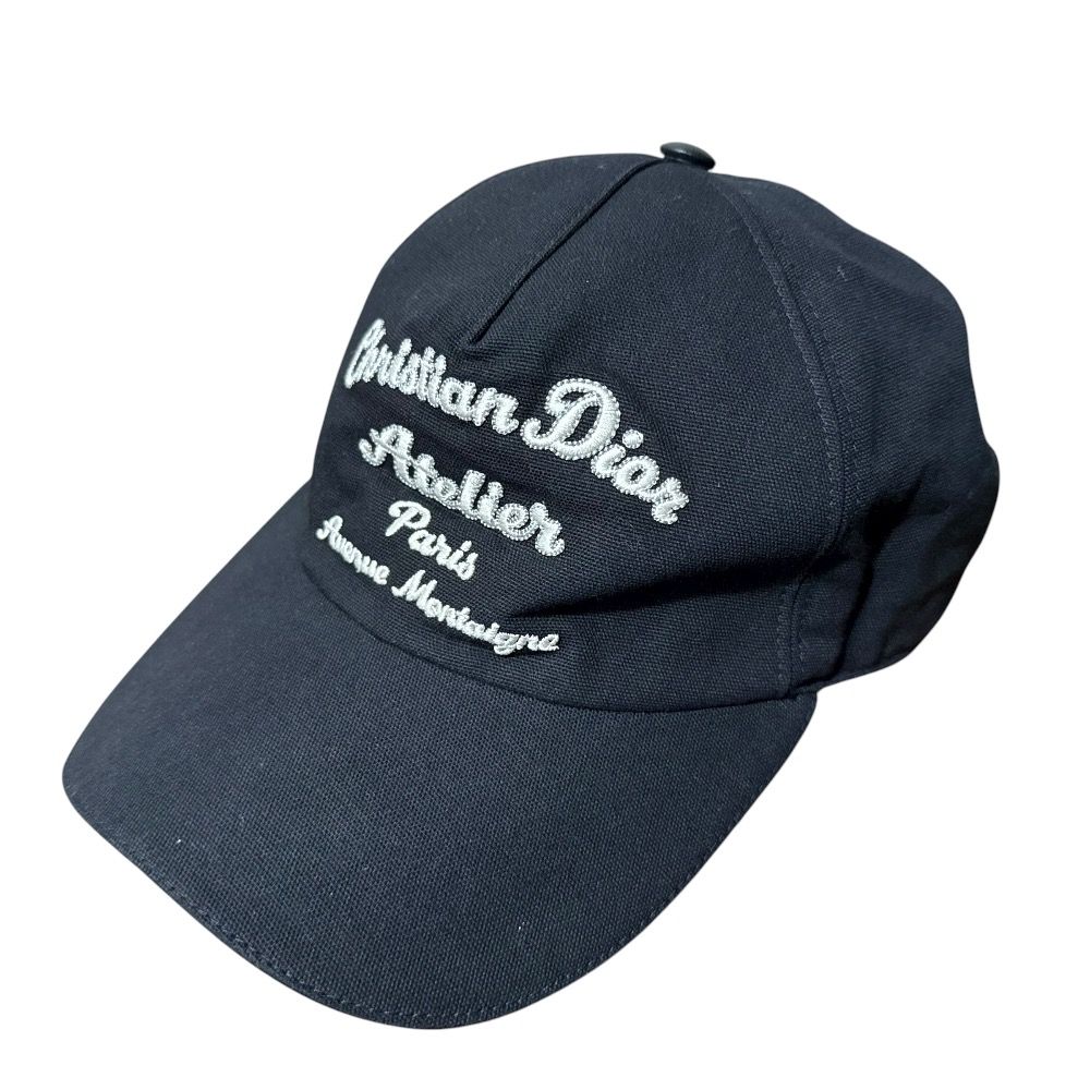 美品 DIOR HOMME ディオールオム ロゴエンブロイダリー ベースボール