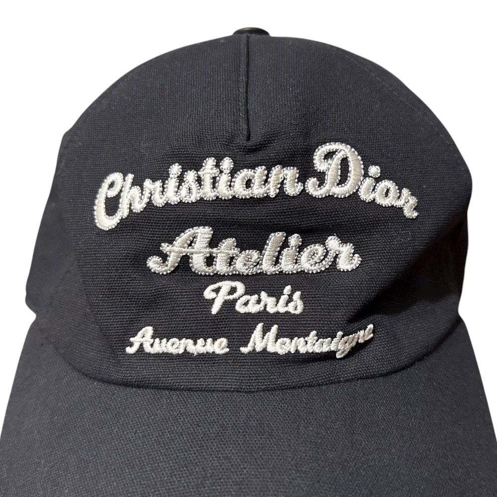 美品 DIOR HOMME ディオールオム ロゴエンブロイダリー ベースボール