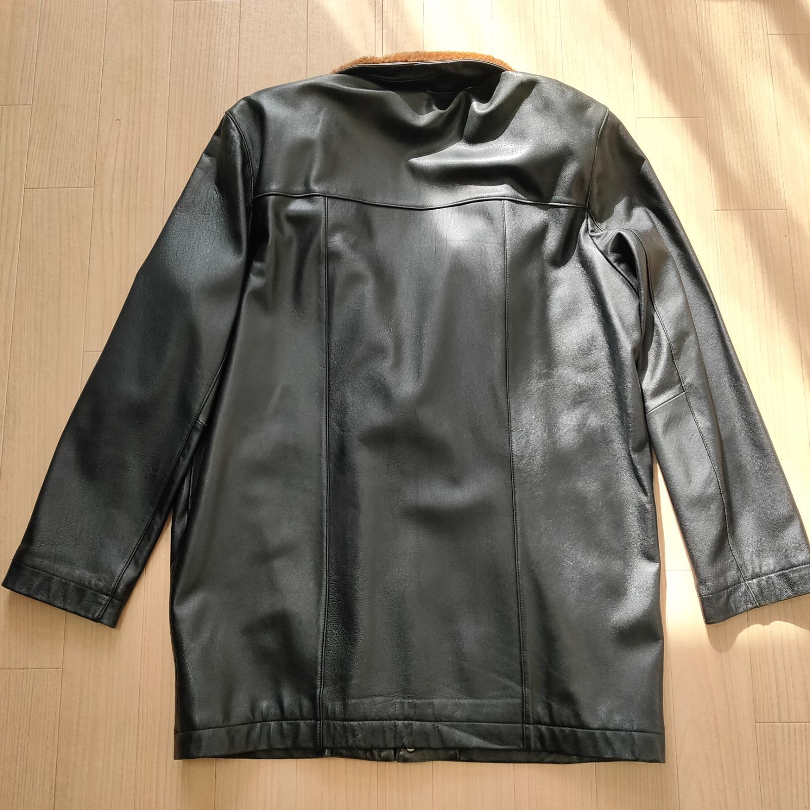 VALENTINO ヴァレンティノ ラムレザー ジャケット ブラック ハーフ