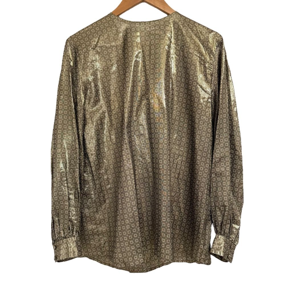 希少✨️ディオール ボウタイブラウス CDロゴ ヴィンテージ シルク100％ 新 デザインファッション - 希少✨️ディオール ボウタイブラウス CD