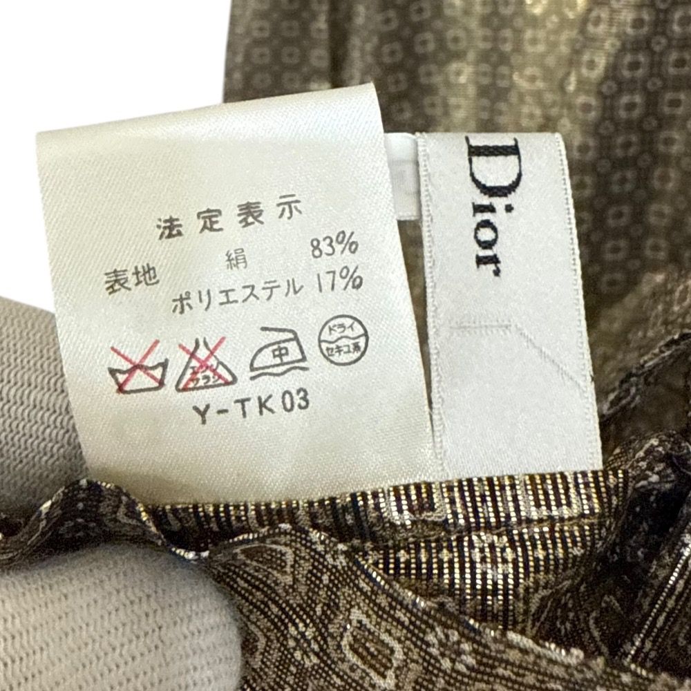 美品 Christian Dior クリスチャンディオール ヴィンテージ シルク 美品 Christian Dior クリスチャンディオール ヴィンテージ シルク