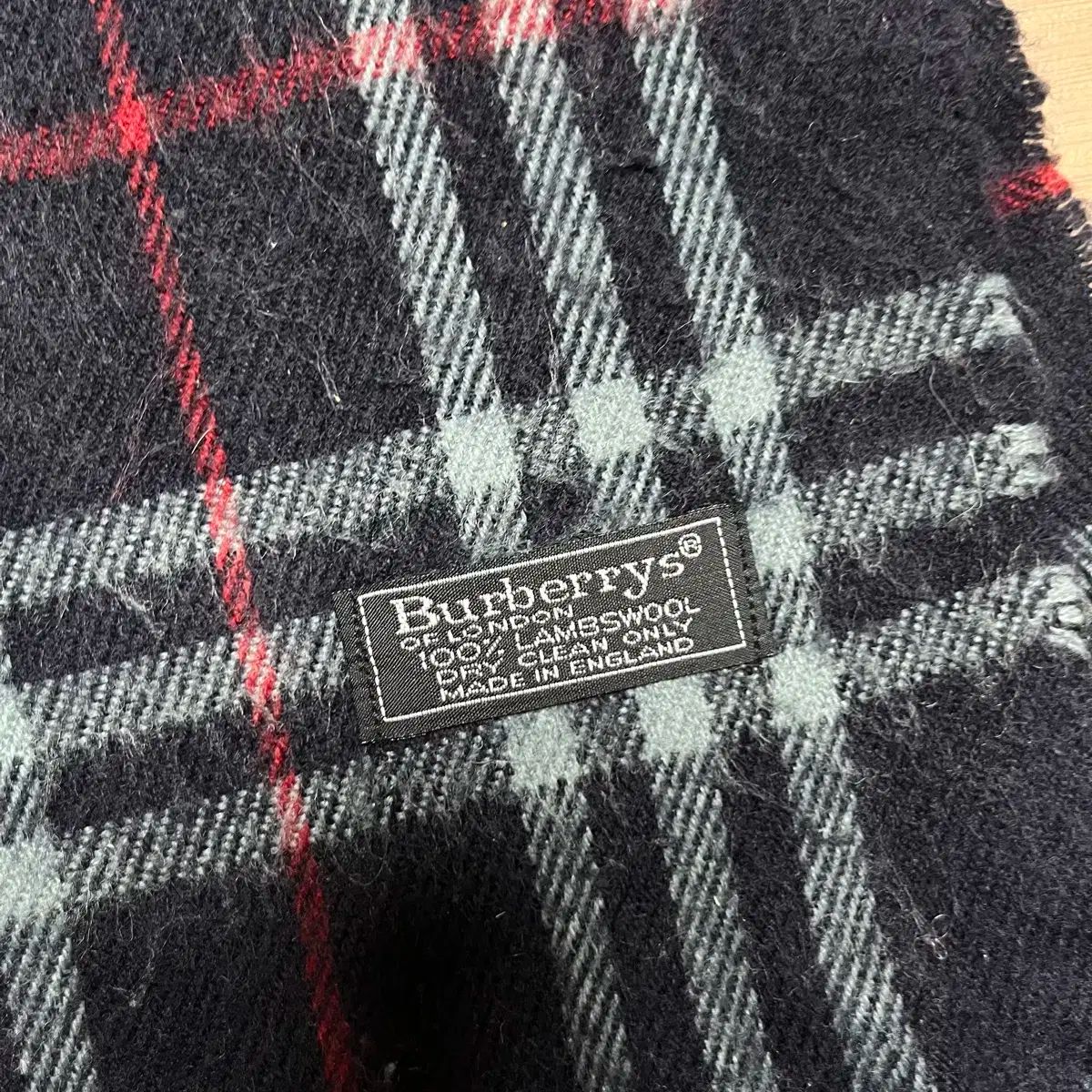 BURBERRY バーバリー ノヴァチェック マフラー ラムウール ネイビー