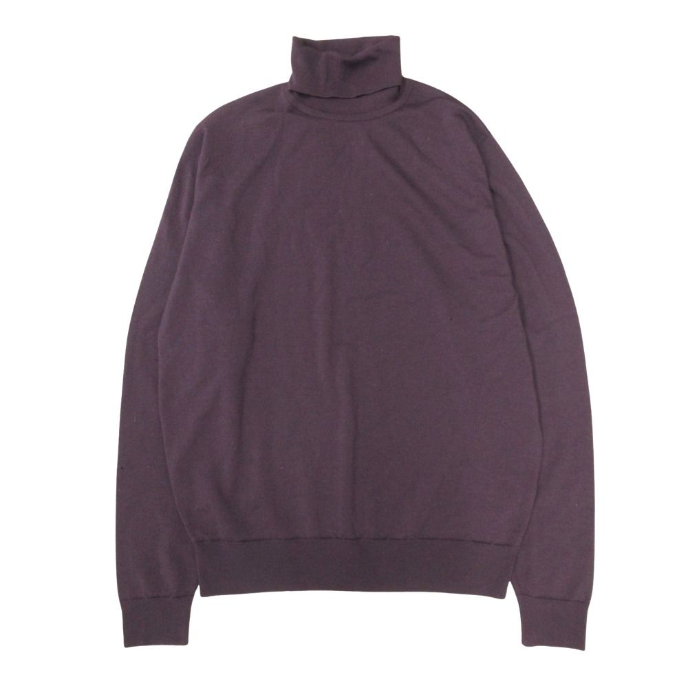 JOHN SMEDLEY タートルニット ダークパープル ジョンスメドレー JOHN SMEDLEY JOHN SMEDLEY ニット CHERWELL
