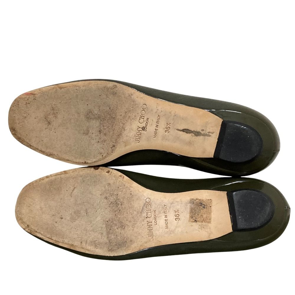 良品 JIMMY CHOO ジミーチュウ エナメル パンプス サイズ36 1/2 約23.5