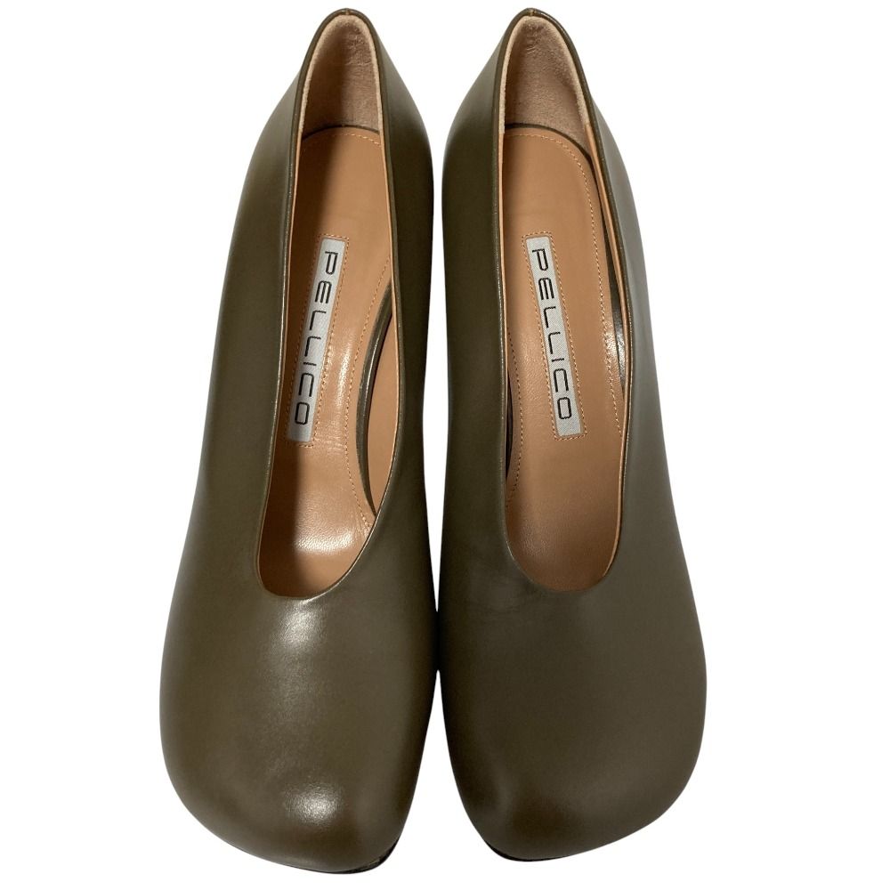 未使用 PELLICO ペリーコ MILENA 80 レザー パンプス 38サイズ 24cm