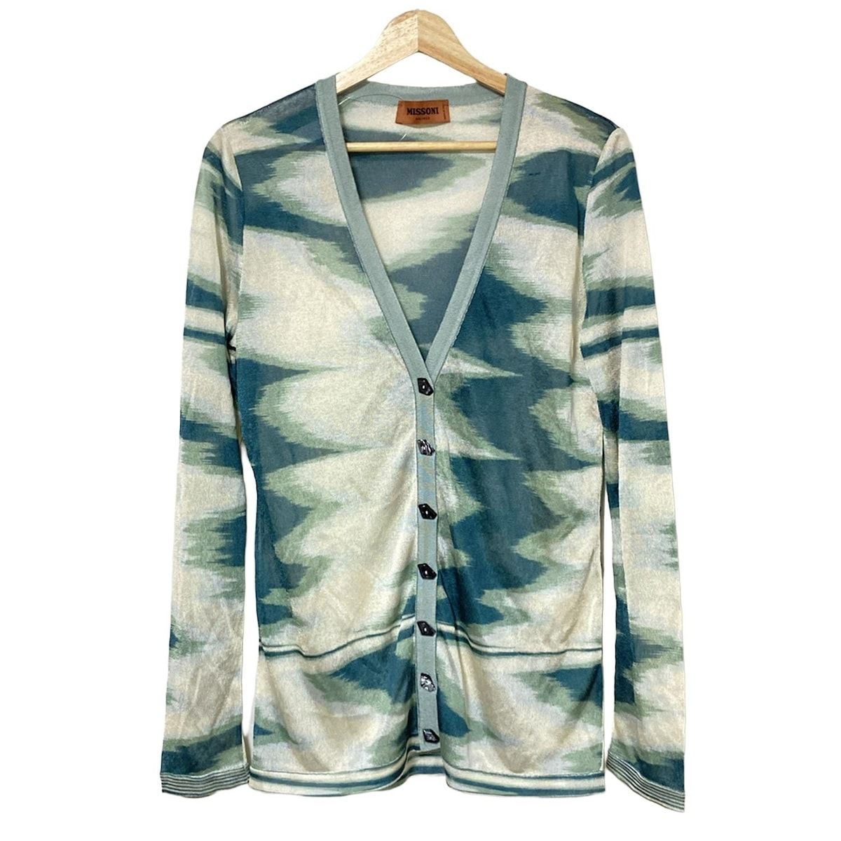 MISSONI ミッソーニ ノーカラー カーディガンジャケット サイズIT 46