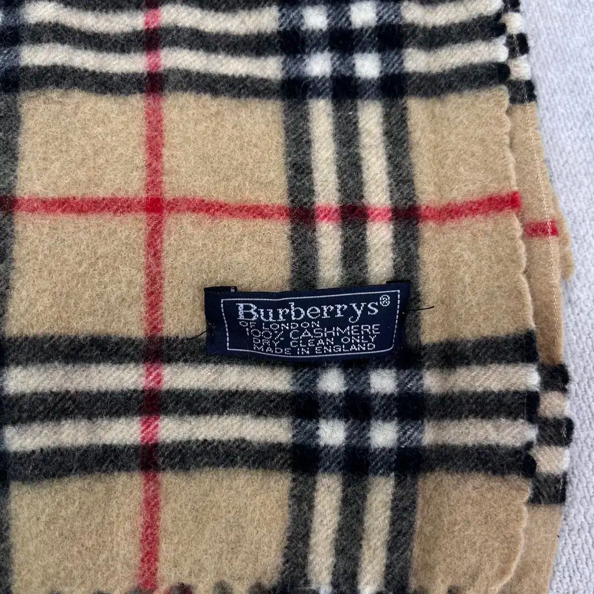 バーバリー ノヴァチェック ベージュ カシミア マフラー BURBERRY