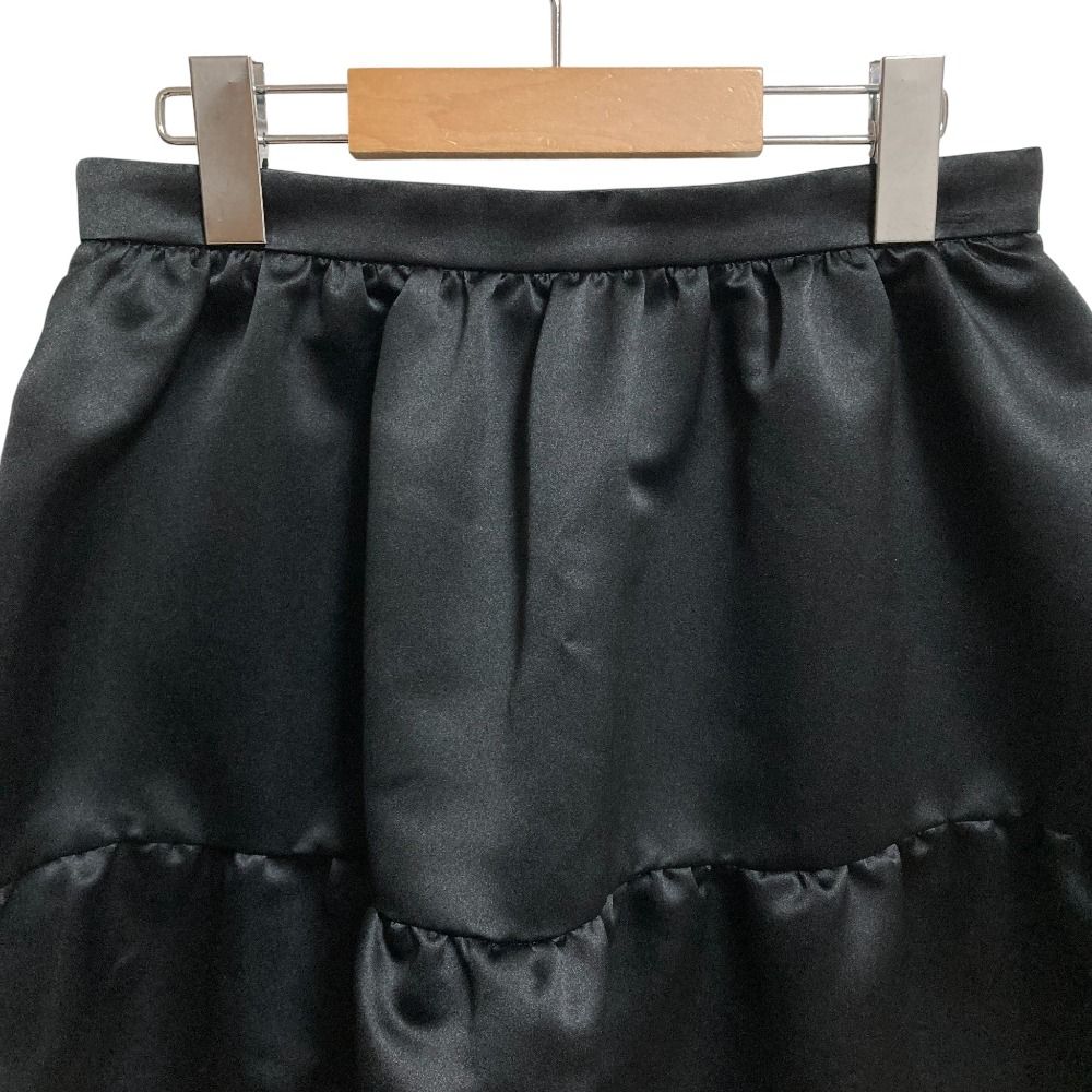 美品 YOKO CHAN ヨーコチャン ハイウエスト ティアードミニスカート