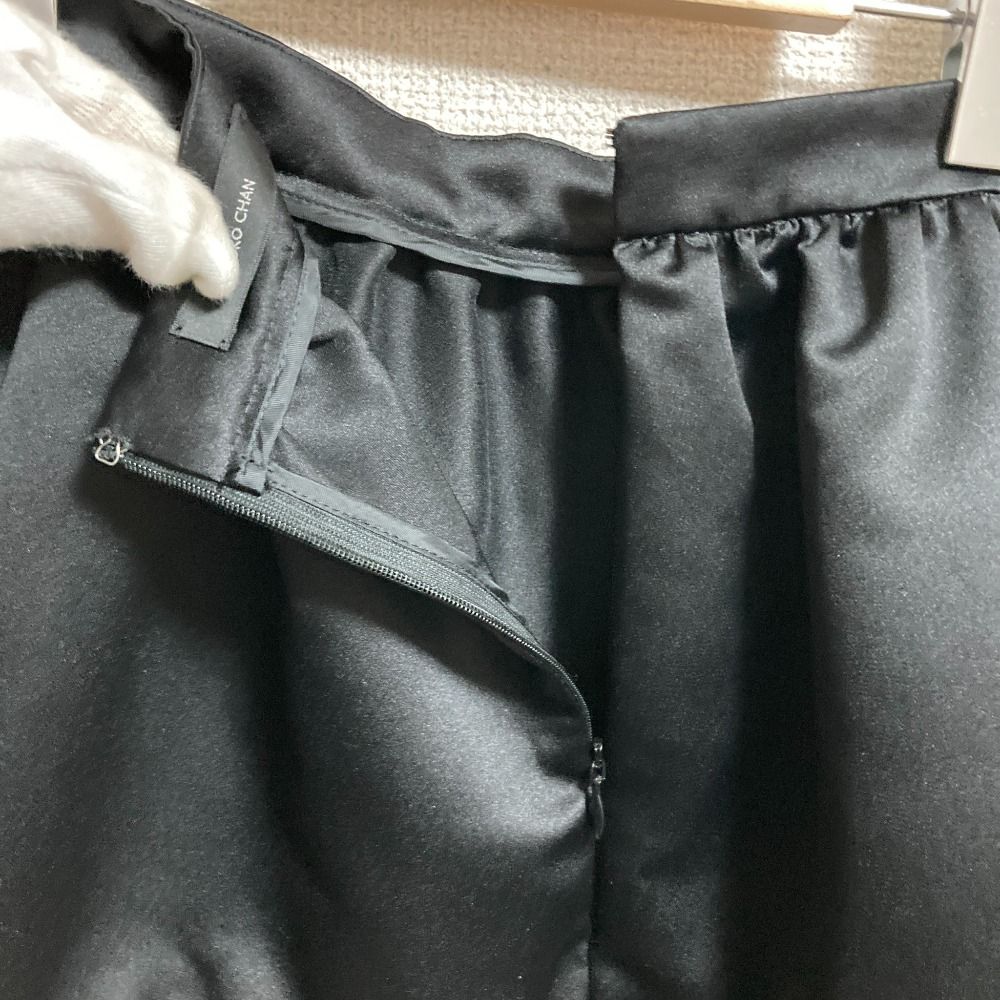 美品 YOKO CHAN ヨーコチャン ハイウエスト ティアードミニスカート