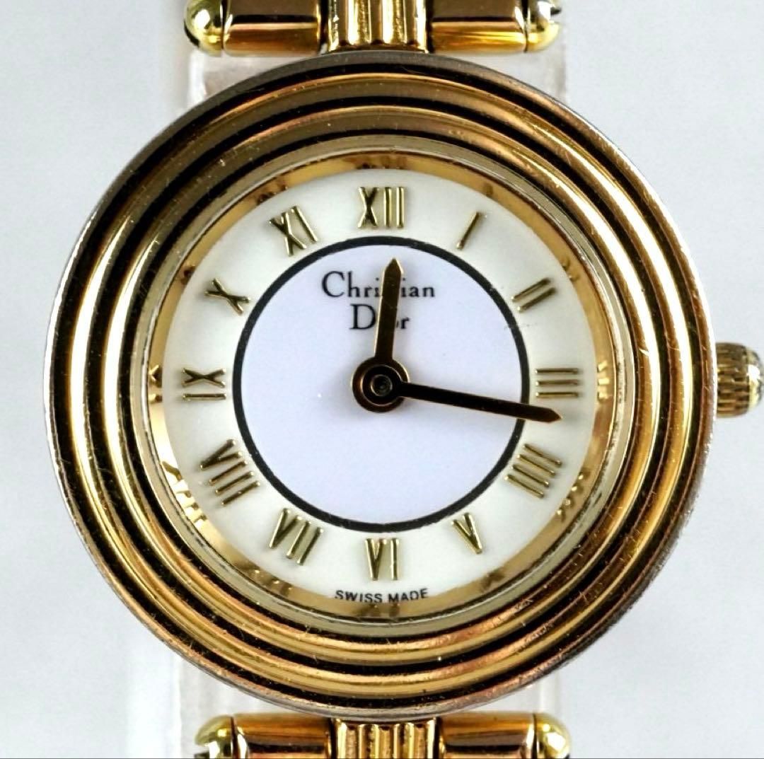 新品電池交換済】Christian Dior ディオール 腕時計 レディース